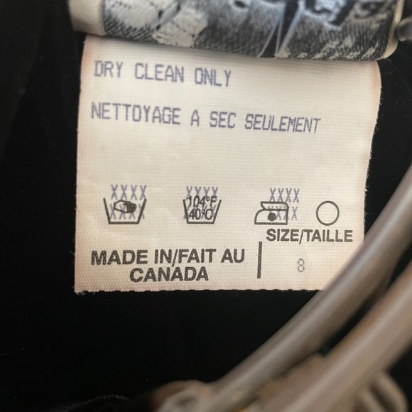 Vintage Black Velvet Whimsigoth Top Marie-Claire 1990s Made in Canada - Picture 7 of 9